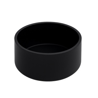 EXO PLANET Miska plastikowa czarna na karmę i wodę - mała S /45mm