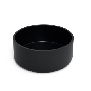 EXO PLANET Miska plastikowa czarna na karmę i wodę - średnia M /65mm