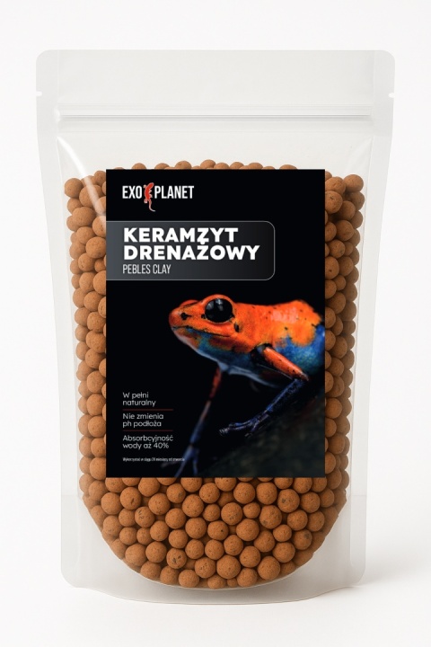 EXO PLANET Pebbles-Clay - podłoże drenażowe 1L EXO PLANET Pebbles-Clay - podłoże drenażowe 1L