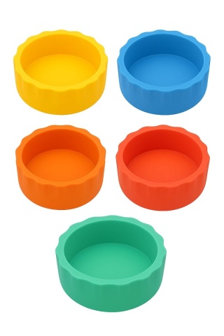EXO PLANET Zestaw 5 kolorowych miseczek dla gekona - rozmiar S