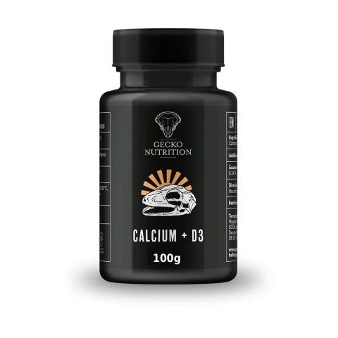 Gecko Nutrition Calcium + D3 - wapno z witaminą D3 100g