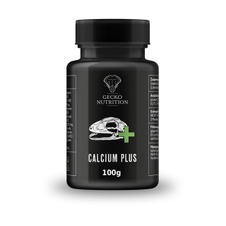 Gecko Nutrition Calcium Plus - kompleksowy suplement witaminowo-mineralny 100g