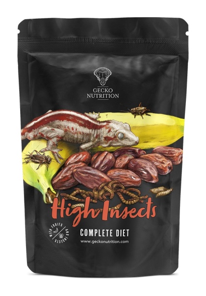 Gecko Nutrition High Insects - Wysokobiałkowa z owadami 2 kg