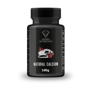 Gecko Nutrition Natural Calcium - wapno naturalne 100g