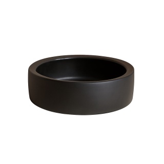 EXO PLANET Miska ceramiczna antyucieczkowa czarna M - 80ml