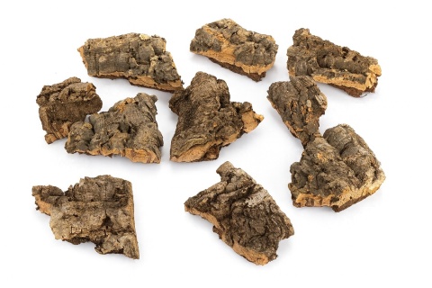 Ścinki Korkowe małe (kora dębu korkowego) 250g Ścinki Korkowe małe (kora dębu korkowego) 250g