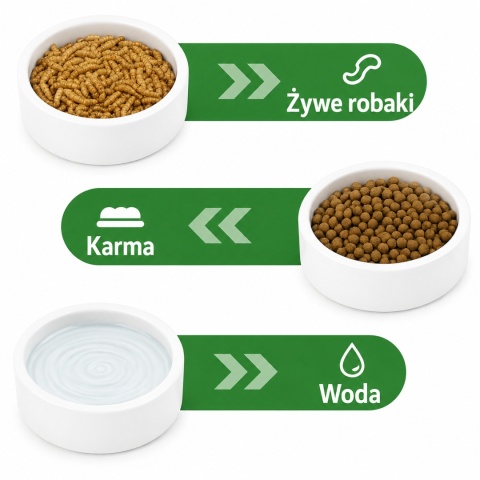 EXO PLANET Miska ceramiczna antyucieczkowa biała L - 235ml