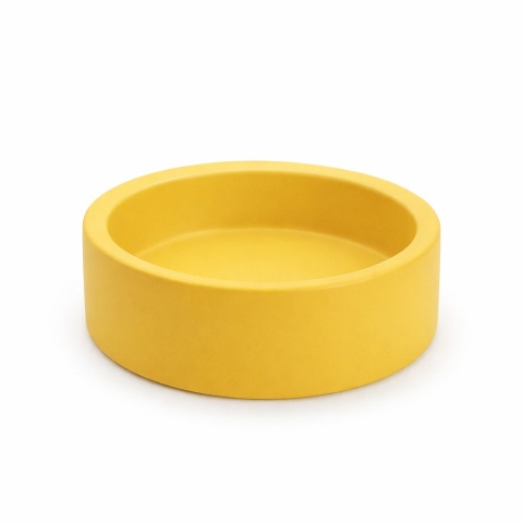 EXO PLANET Miska ceramiczna antyucieczkowa żółta M - 80ml