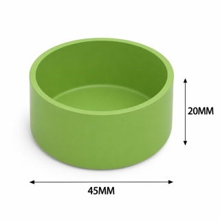 EXO PLANET Miska plastikowa na karmę i wodę - mała S /45mm Zielona