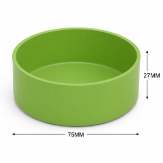 EXO PLANET Miska plastikowa na karmę i wodę - duża L /75mm Zielona