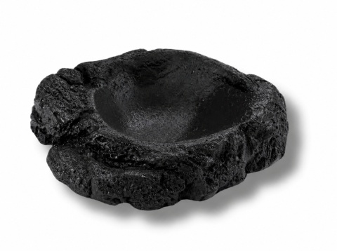EXO PLANET Miska z żywicy Tropical Pool XS czarna (4x5x1 cm)