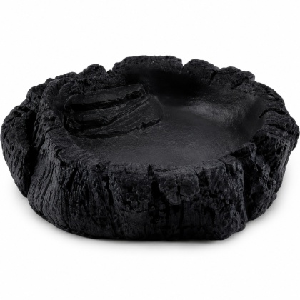 EXO PLANET Miska z żywicy Tropical Pool M czarna (10x9x3 cm)