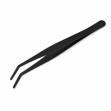 EXO PLANET Pęseta Terrarystyczna 20 cm zagięta - czarna