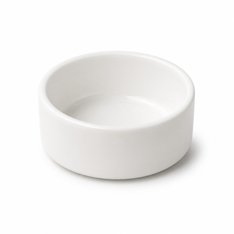 EXO PLANET Miska szklana biała 5,5 cm