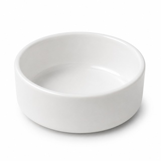 EXO PLANET Miska szklana biała 9 cm