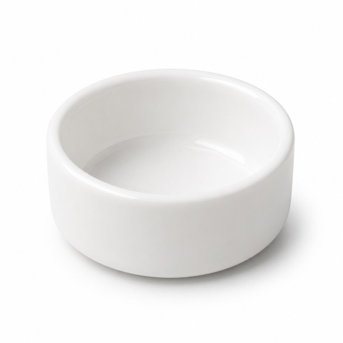 EXO PLANET Miska szklana biała 7 cm